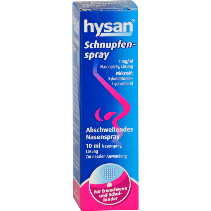 hysan Schnupfenspray abschwellendes Nasenspray, 10 ml Lösung