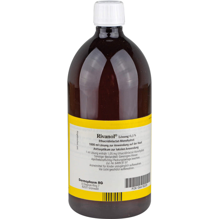Rivanol Lösung 0,1%, 1000 ml Lösung