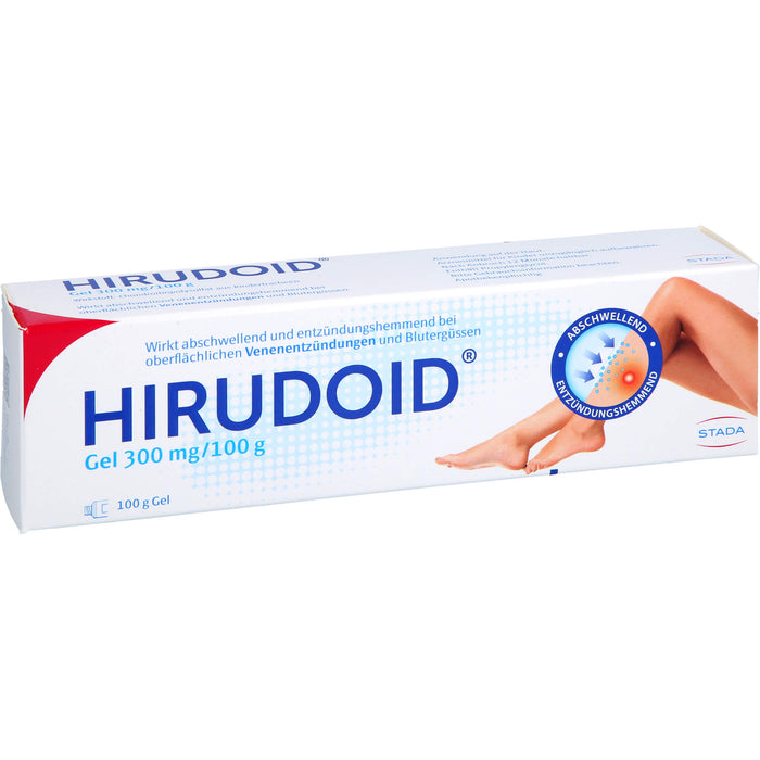Hirudoid Gel wirkt abschwellend und entzündungshemmend, 100 g Gel