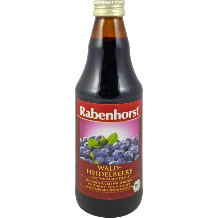 Rabenhorst Wald-Heidelbeere Muttersaft, 330 ml Lösung