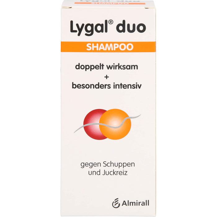 Lygal duo Shampoo gegen Schuppen und Juckreiz, 150 ml Shampoo