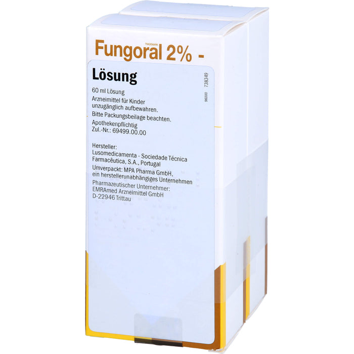 Fungoral 2% Lösung Reimport EMRAmed, 120 ml Lösung