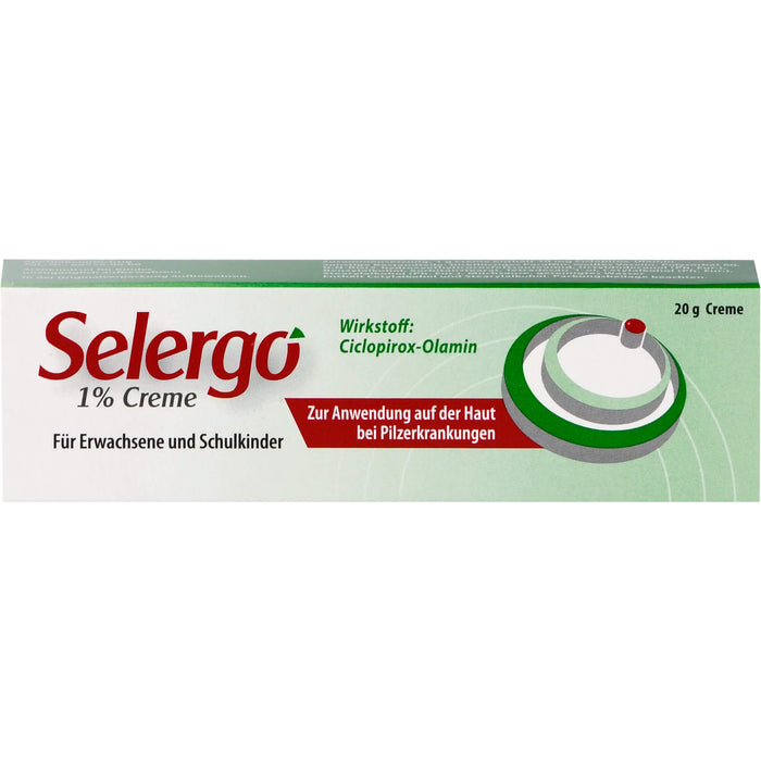 Selergo 1 % Creme bei Pilzerkrankungen der Haut, 20 g Creme