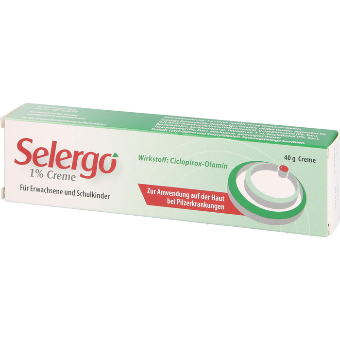 Selergo 1% Creme bei Pilzerkrankungen der Haut, 40 g Creme