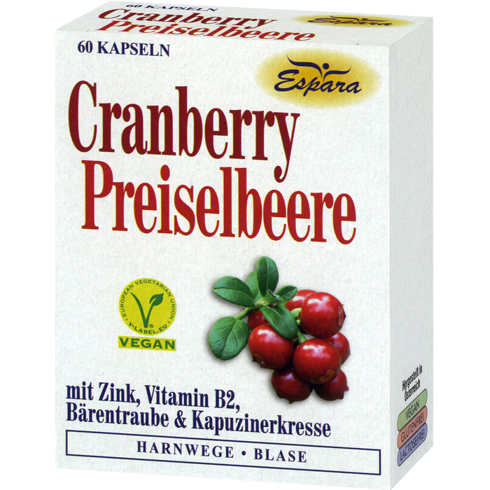 Espara Cranberry-Preiselbeere Kapseln, 60 St. Kapseln