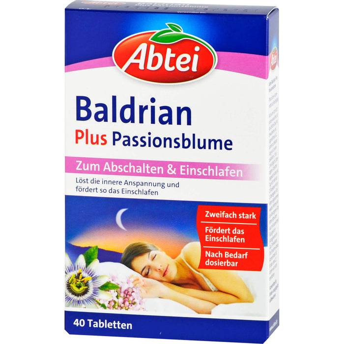 Abtei Baldrian plus Passionsblume, 40 St. Tabletten