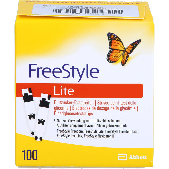 Freestyle Lite Medi-Spezial Teststreifen ohne Codieren, 100 St TTR