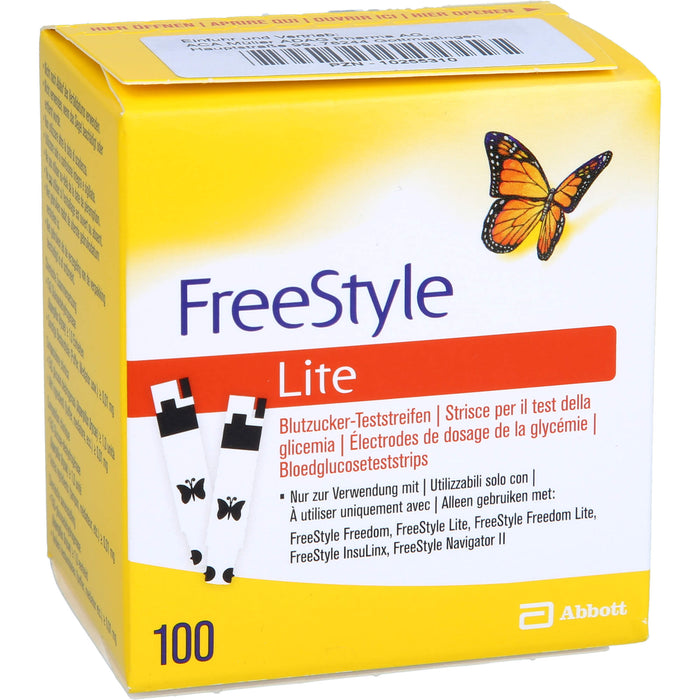 Freestyle Lite Medi-Spezial Teststreifen ohne Codieren, 100 St TTR