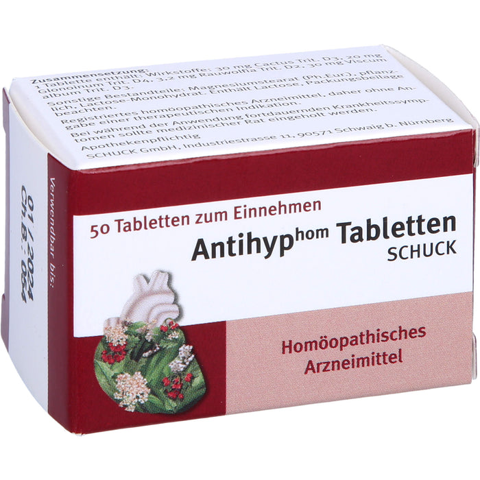 Antihyp Tabletten Schuck, 50 St TAB