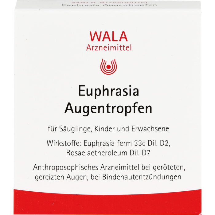 WALA Euphrasia Augentropfen, 10 St. Einzeldosispipetten