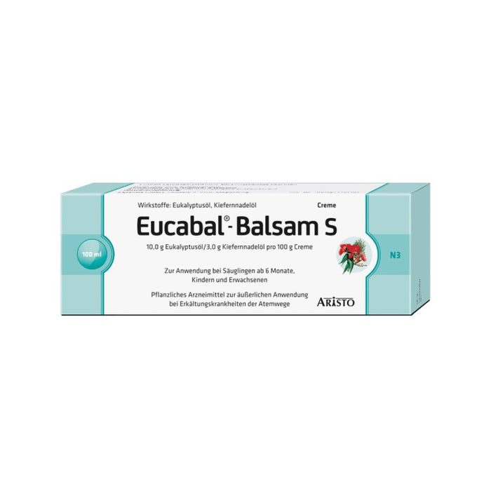 ARISTO Eucabal-Balsam S bei Erkältungskrankheiten der Atemwege, 100 ml Creme