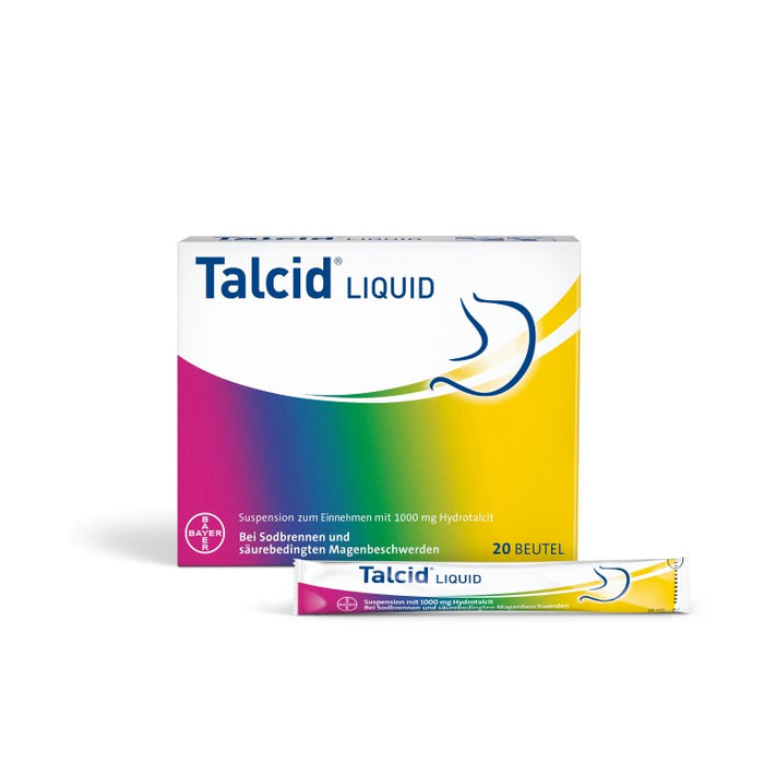 Talcid Liquid Beutel bei Sodbrennen und säurebedingten Magenbeschwerden, 20 St. Beutel