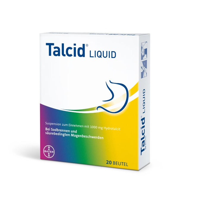 Talcid Liquid Beutel bei Sodbrennen und säurebedingten Magenbeschwerden, 20 St. Beutel
