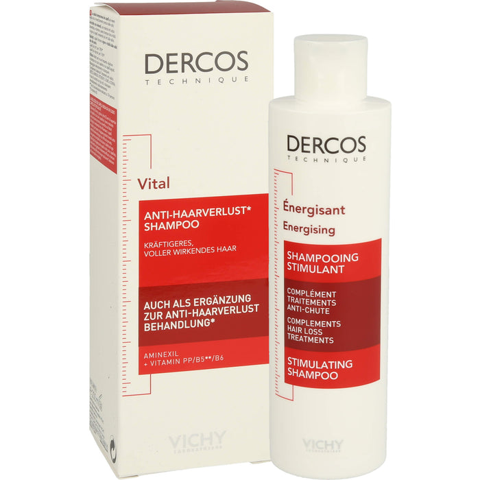 VICHY Dercos Vital bei Haarausfall Shampoo, 200 ml Shampoo