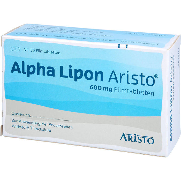 Alpha Lipon Aristo 600 mg Filmtabletten, 30 St FTA