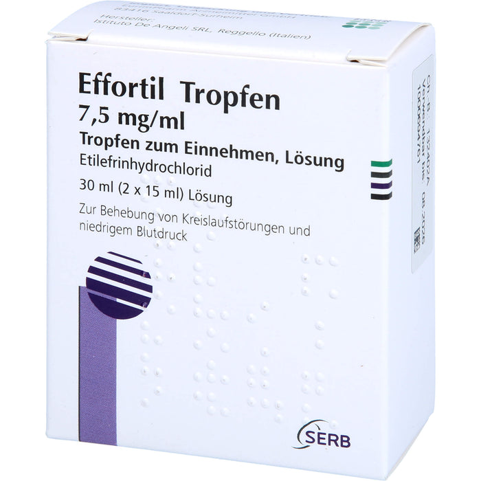 Effortil Tropfen Reimport EurimPharm, 30 ml Lösung
