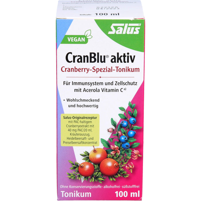 CranBlu aktiv Cranberry-Spezial-Tonikum, 100 ml Lösung