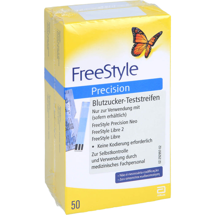 FreeStyle Precision Blutzucker-Teststrreifen ohne Codieren, 100 St TTR