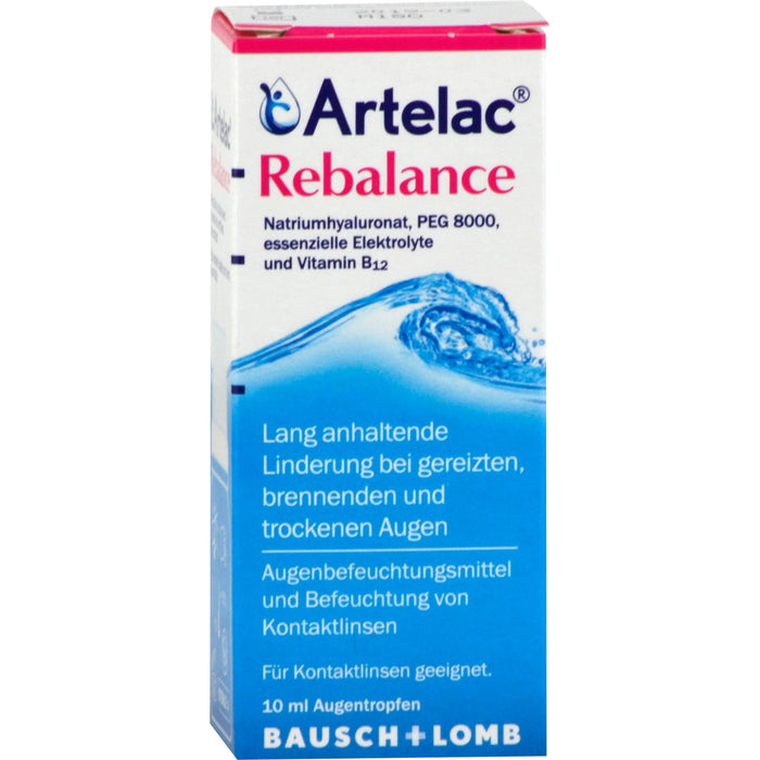 Artelac Rebalance Augentropfen Tropfflasche, 10 ml Lösung