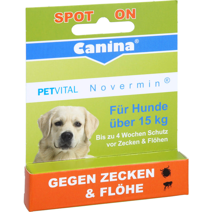 PETVITAL Novermin für Hunde über 15kg vet., 4 ml FLU