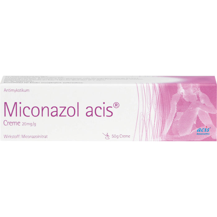 Miconazol acis Creme Antimykotikum, 50 g Creme