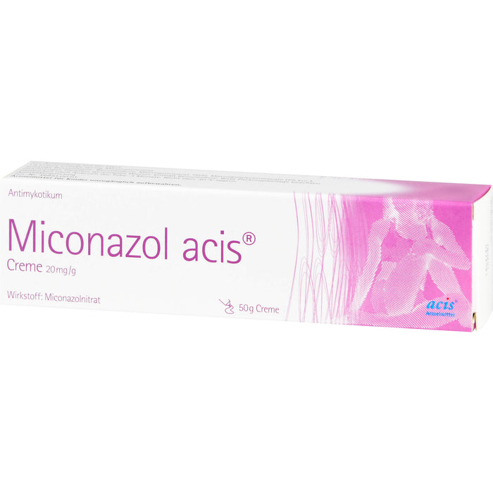 Miconazol acis Creme Antimykotikum, 50 g Creme