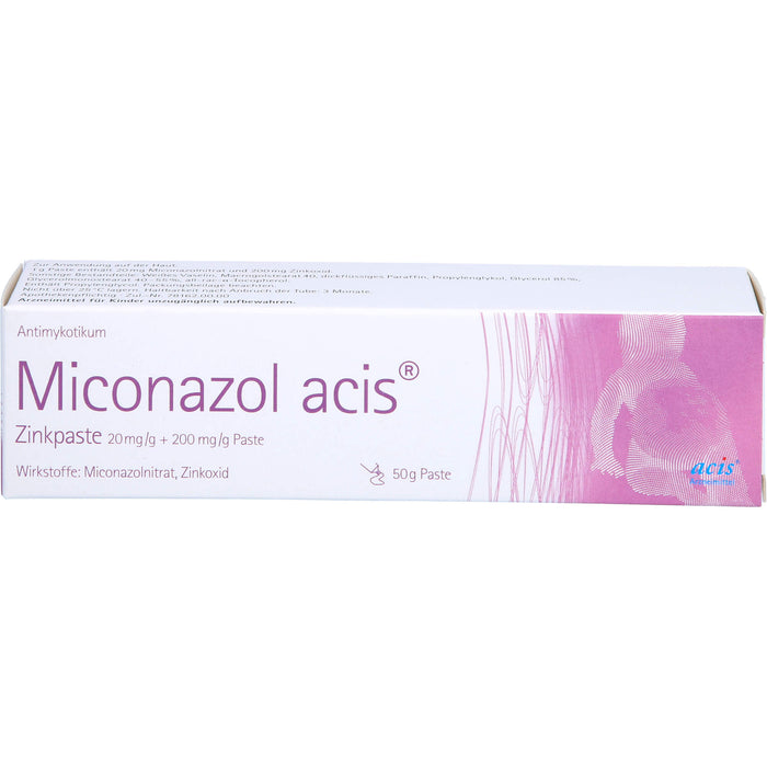 Miconazol acis Zinkpaste Antimykotikum, 50 g Creme