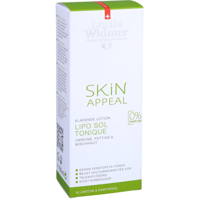 WIDMER Skin Appeal Lipo Sol Tonique, 150 ml LOT