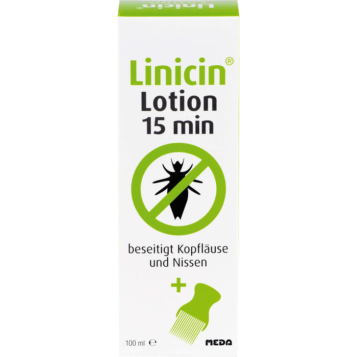 Linicin Lotion 15 min mit Läusekamm, 100 ml Lotion