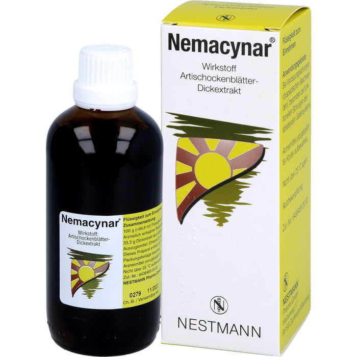 Nestmann Nemacynar Tropfen bei Verdauungsbeschwerden, 100 ml Lösung