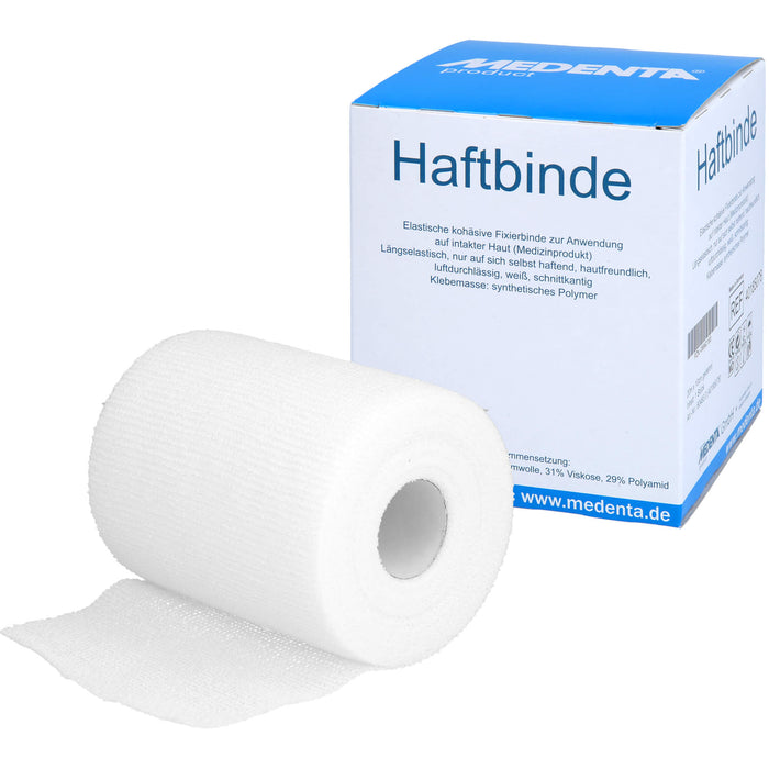 MEDENTA Haftbinde elastisch 10 cm x 20 m, 1 St. Binde