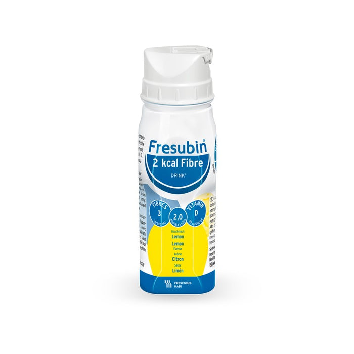 Fresubin 2 kcal Fibre DRINK Lemon Trinkflasche, 24X200 ml LOE