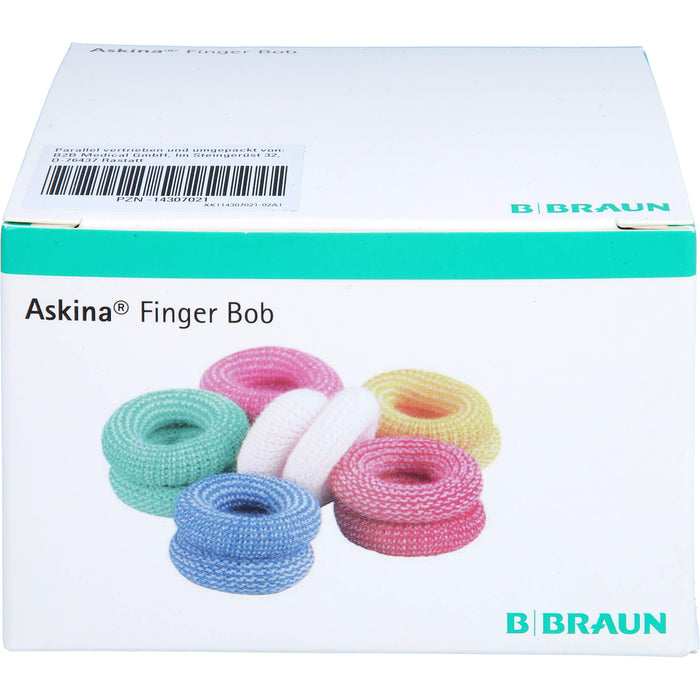 Askina Finger Bob farbig Fingerschnellverband, 5 St. Binde