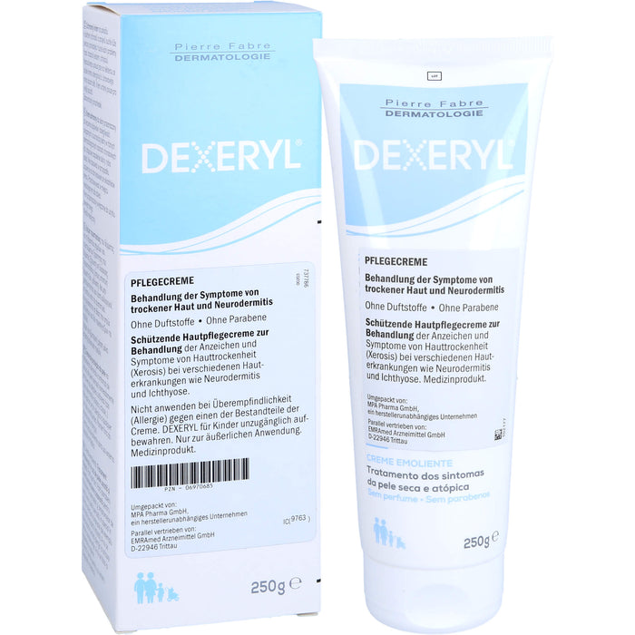 DEXERYL Pflegecreme Hauttrockenheit Reimport EMRAmed, 250 g Creme