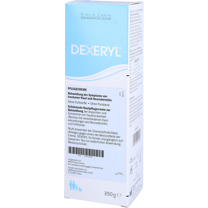 DEXERYL Pflegecreme Hauttrockenheit Reimport EMRAmed, 250 g Creme