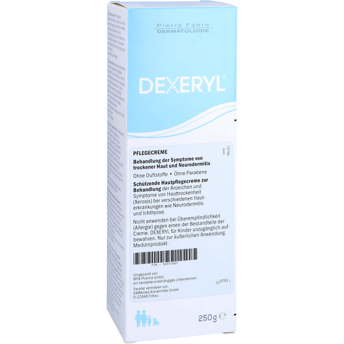 DEXERYL Pflegecreme Hauttrockenheit Reimport EMRAmed, 250 g Creme