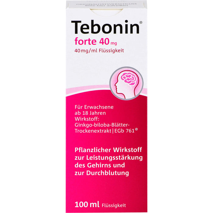 Tebonin forte 40 mg Lösung, 100 ml FLU