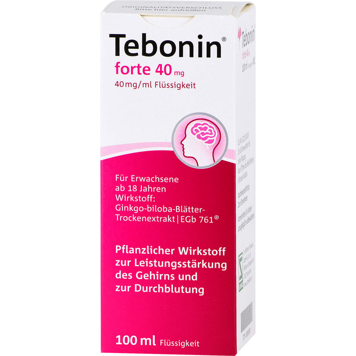Tebonin forte 40 mg Lösung, 100 ml FLU