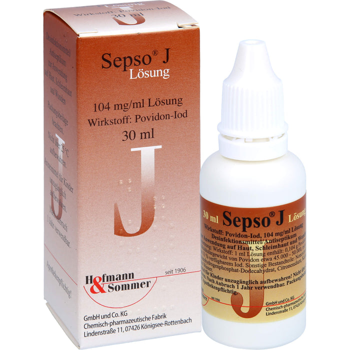 Hofmann & Sommer Sepso J Lösung Antiseptikum, 30 ml Lösung