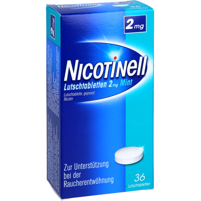 Nicotinell Lutschtabletten 2 mg Mint, 36 St LUT