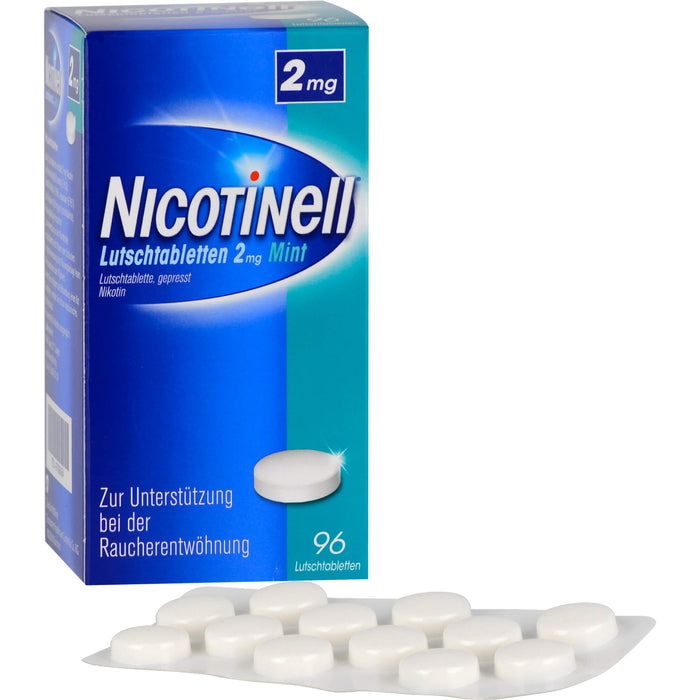 Nicotinell Lutschtabletten 2 mg mint, 96 St. Tabletten