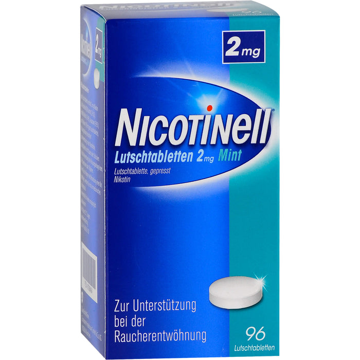 Nicotinell Lutschtabletten 2 mg mint, 96 St. Tabletten