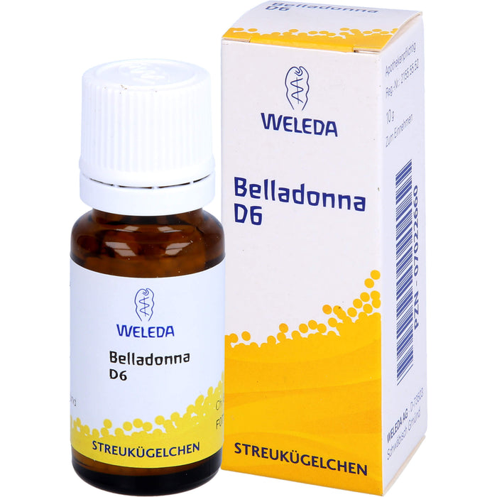 WELEDA Belladonna D 6 Globuli, 10 g Globuli