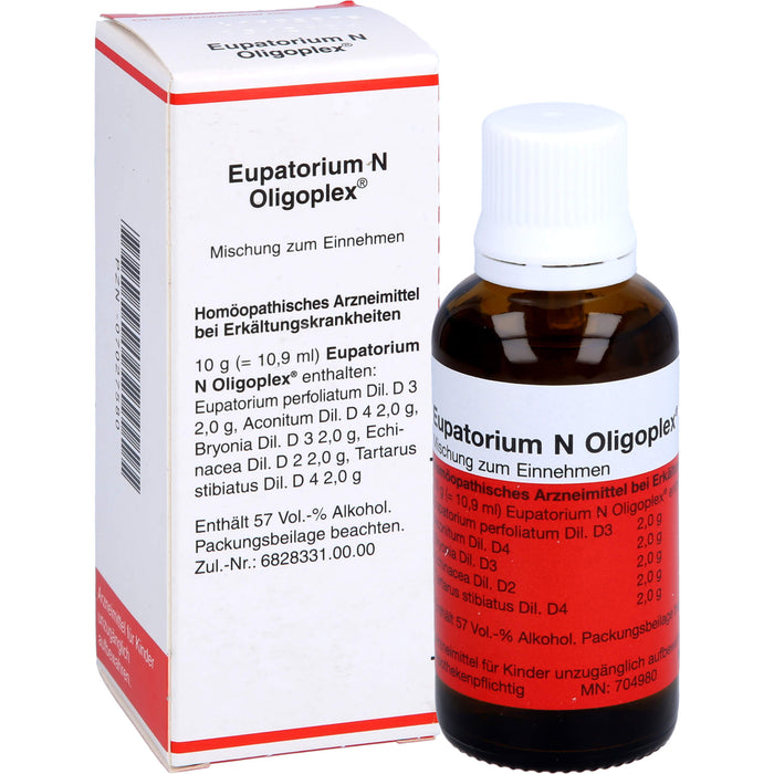 Eupatorium N Oligoplex Mischung bei Erkältungen, 50 ml Lösung