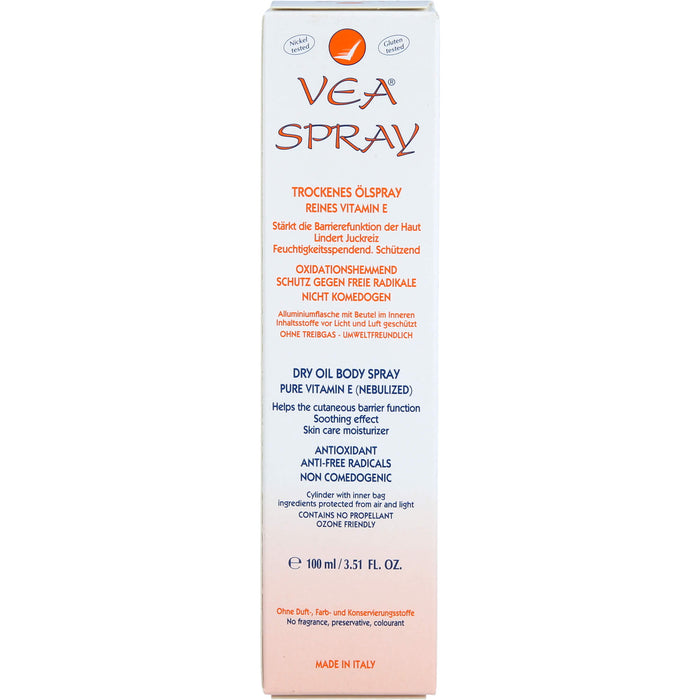 VEA Spray trockenes Ölspray für den Körper, 100 ml Lösung