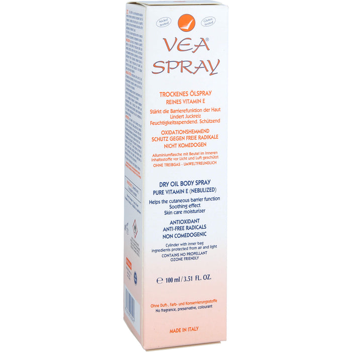 VEA Spray trockenes Ölspray für den Körper, 100 ml Lösung