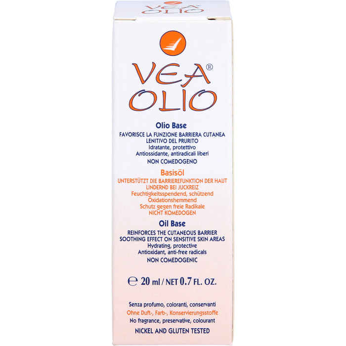 VEA OLIO Basisöl lindernd bei Juckreiz, 20 ml Öl