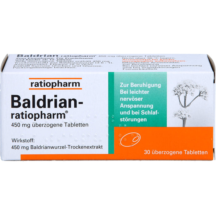 Baldrian-ratiopharm Tabletten, 30 St. Tabletten