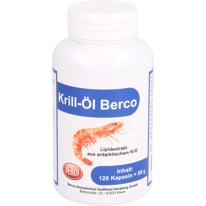 Krill-Öl Berco Kapseln, 120 St. Kapseln