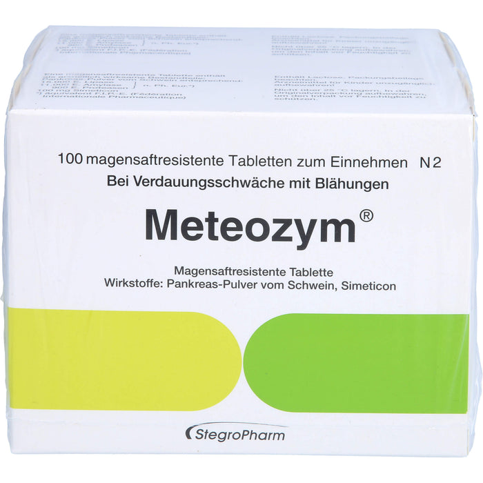 Meteozym, Magensaftresistente Tablette, 200 St FTA